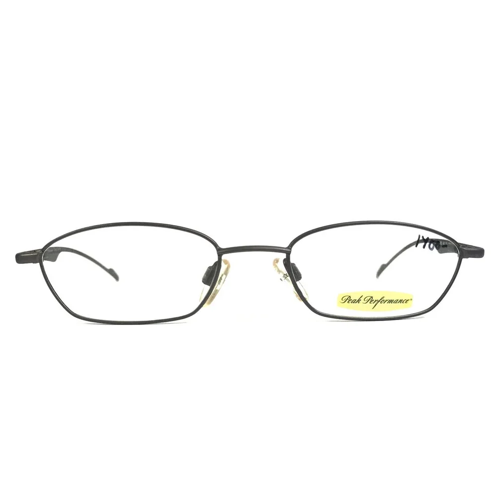 Peak Performance Eyeglasses Frames CIVETTA 1 803 Gray Oval Wire Rim 48-19-135